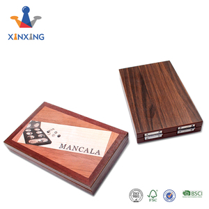 Pieghevole In Legno mancala con Multi Perle di Vetro di Colore scuro Intelligente gioco tattico per i bambini e gli adulti chicchi dorati gioco da tavolo set - Product Image 5