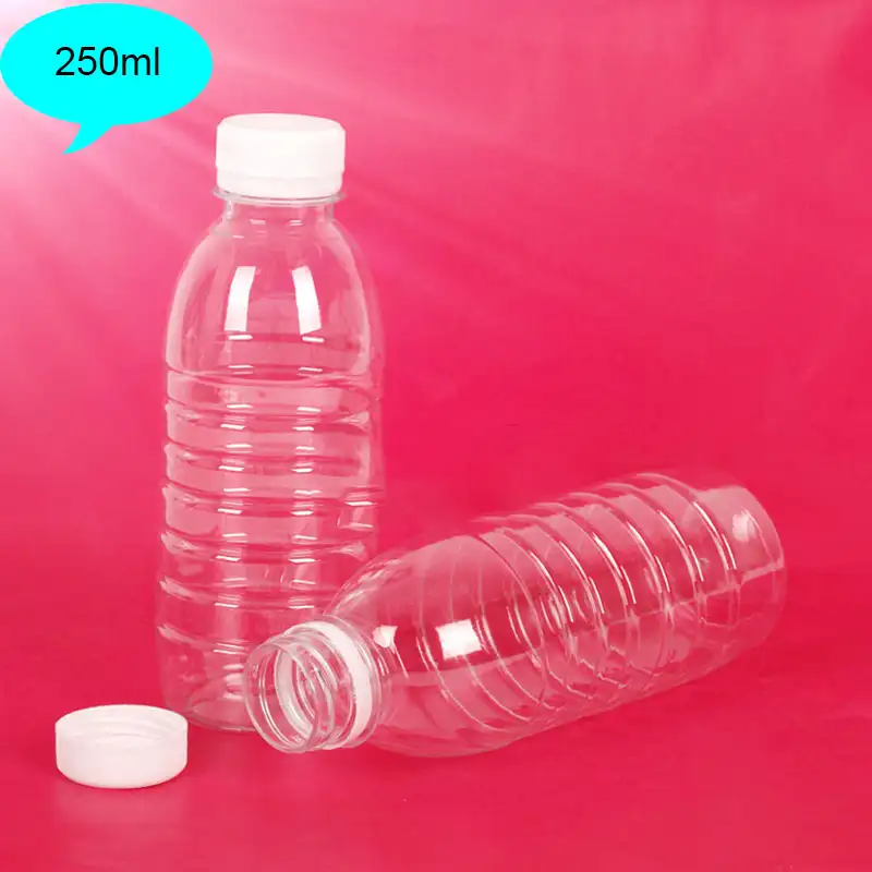 250ml maden suyu markaları gıda sınıfı pet şişe suyu boş plastik şişeler