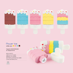 Biểu tượng tùy chỉnh PVC Popsicle Ice công suất cao xách tay 10000mAh sạc nhanh PD dễ thương ngân hàng điện - Product Image 2