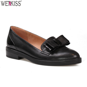 Mode Zomer Slip Flats Vrouwen Schoenen Lederen Flats