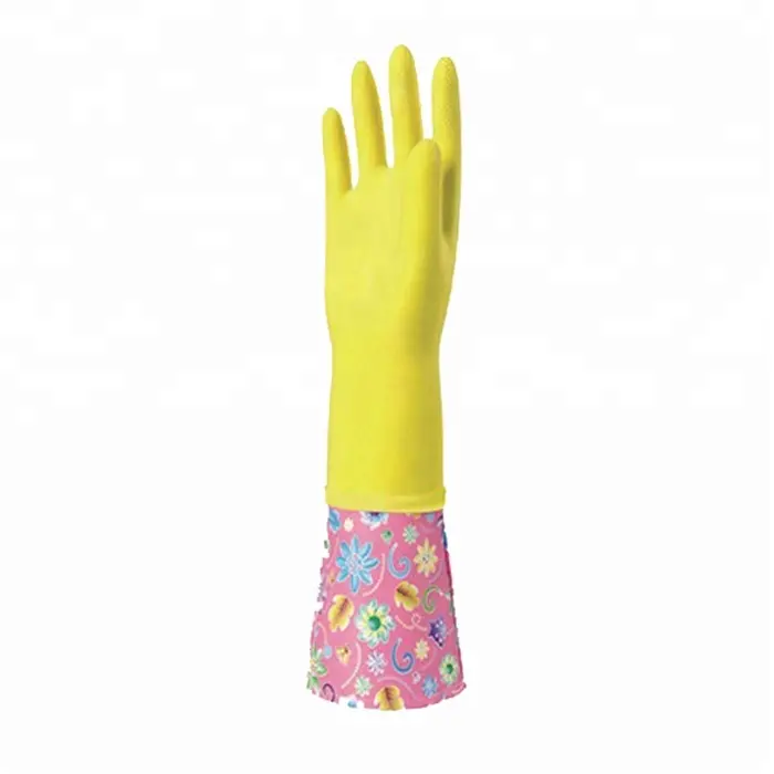 Long Cuff Household Latex Gloves