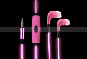 Auricolari LED Luminosi di Alta Gamma con Microfono per Smartphone - Product Image 2
