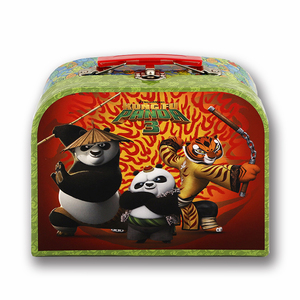 Tùy Chỉnh In Bé <span class=keywords><strong>Fancy</strong></span> Giấy Tông Mini Travel Vali Box Với Xử Lý - Product Image 1