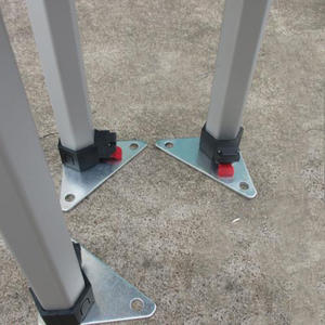 Benutzer definierte Logo Camping Zelte Stahlrahmen Glamping Baldachin Zelt mit automatischen Pop-up feuerfesten Stoff Dach Seitenwände für den Hotel gebrauch - Product Image 4