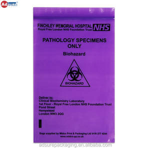 Auto adhesivo de Medicina de plástico Ziplock sobre riesgo biológico muestra bolsas de transporte para ventas al por mayor - Product Image 6