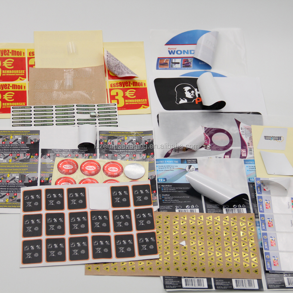 Наклейки с принтом логотипа, наклейки с индивидуальным рисунком на клейкой основе