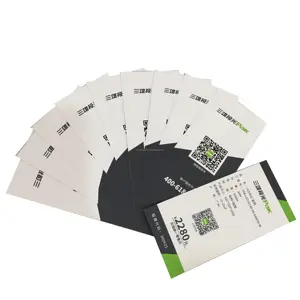 Tarjetas Flash de papel, diseño impreso de colores, servicio de impresión de tarjetas publicitarias de negocios