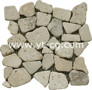 Magnifiques carreaux <span class=keywords><strong>de</strong></span> galets rayés, carreaux <span class=keywords><strong>de</strong></span> pierre <span class=keywords><strong>de</strong></span> rivière <span class=keywords><strong>pour</strong></span> le <span class=keywords><strong>sol</strong></span> <span class=keywords><strong>de</strong></span> la <span class=keywords><strong>douche</strong></span> - Product Image 6