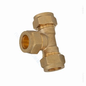 Tee <span class=keywords><strong>Brass</strong></span> Nén Phụ Kiện Hệ Thống Nước - Product Image 6
