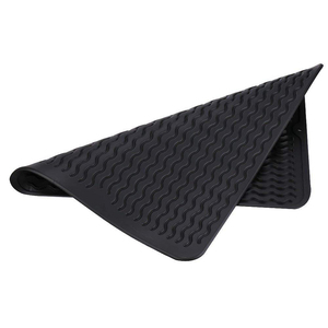 <span class=keywords><strong>Tapis</strong></span> de séchage en Silicone noir de haute qualité, grand <span class=keywords><strong>tapis</strong></span> de vidange pour évier et comptoir de cuisine - Product Image 6