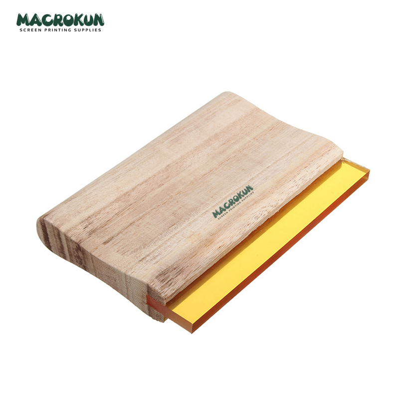Factory supply screen printing squeegee with wood handle