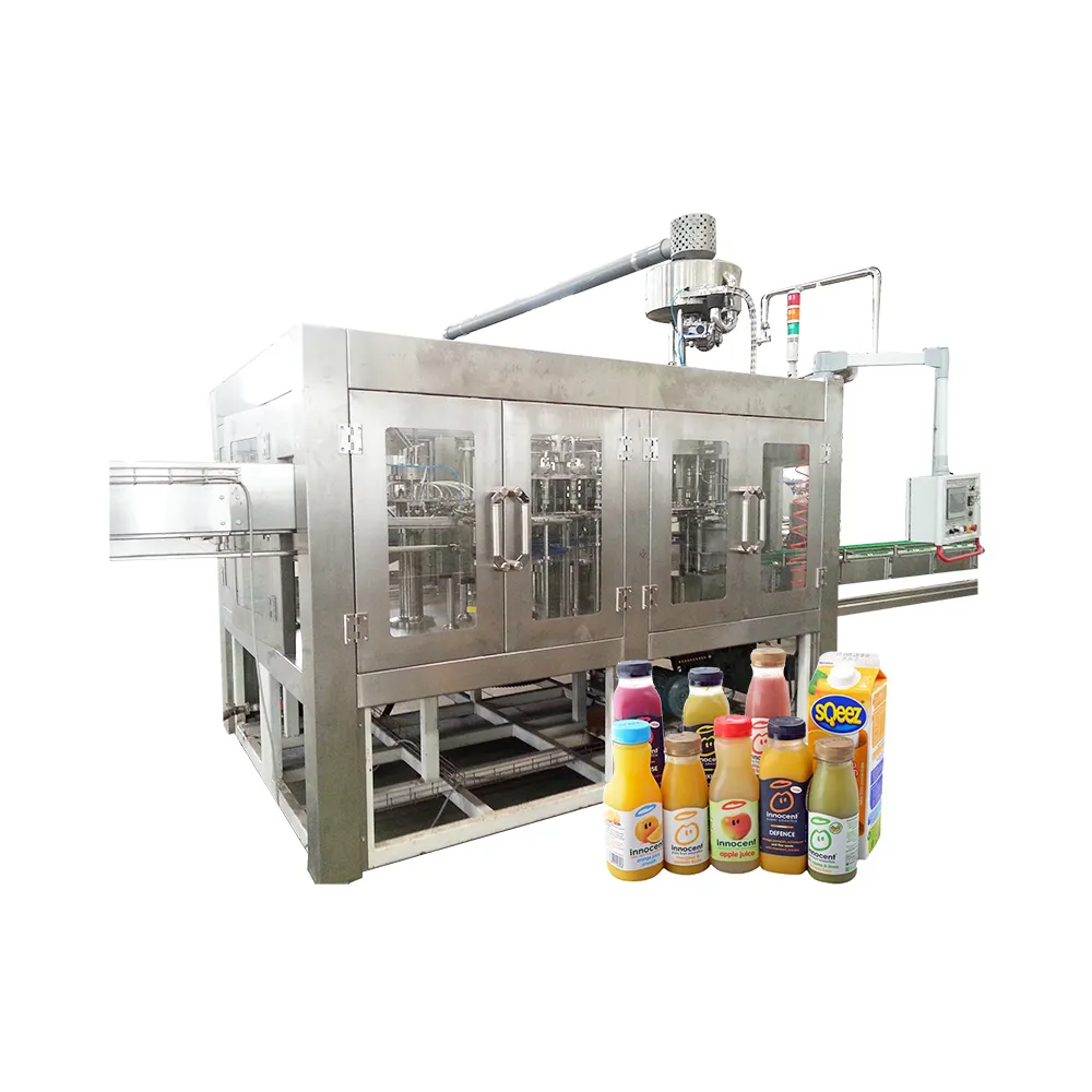 Complete Full Automatic fresh Fruit Juice Processing Line / Drink Production Line / Juice Filling Machine