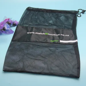 गर्म बिक्री अनुकूलित योग फिटनेस बैंड भंडारण बैग Drawstring के साथ जाल गोल्फ गेंदों बैग
