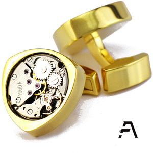 Bán Buôn Vàng Đồng Hồ Bánh Cơ Khí Steampunk Khuy Măng Sét Từ Đông Quan Ưa Thích Cho Engagement Wedding Party Hoặc Kỷ Niệm - Product Image 6