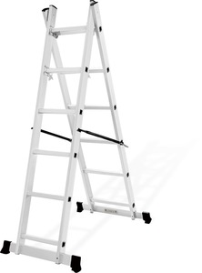 Aluminium Folding Scaffolding <strong>Platform</strong> <strong>Ladder</strong> with Wheels - Product Image 4