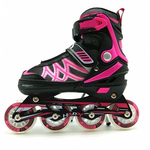 อินไลน์สเก็ตพร้อมหมวกกันน็อคและชุดการ์ด Airwalker Powerslide กระพริบล้อสเก็ตเด็ก - Product Image 2