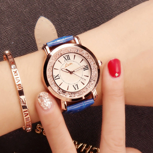 >>> Che scorre Strass Moda <span class=keywords><strong>Donna</strong></span> Orologio Al Quarzo Femminile Cuoio DELL'UNITÀ di elaborazione Delle Signore Elegante Orologio - Product Image 6