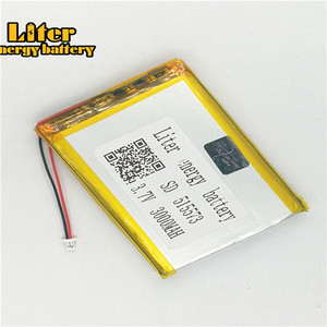 Plug 1.25-<span class=keywords><strong>2</strong></span> P 3.7 V 515573 mah 3000 lithium polymer lipo rechargeable battery li ion Solar lithium battery with PCM - Product Image 3