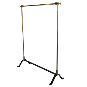 Oro y negro estante de ropa de acero inoxidable pantalla de <span class=keywords><strong>la</strong></span> exhibición - Product Image 1