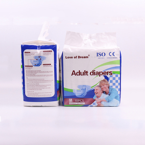 Alta absorbente pañal para adultos no tejida Ultra grueso adulto pañal 10 piezas - Product Image 2