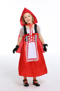 Costumes de Petit <span class=keywords><strong>Chaperon</strong></span> <span class=keywords><strong>Rouge</strong></span> pour enfants, déguisements de fête cosplay, Halloween - Product Image 2