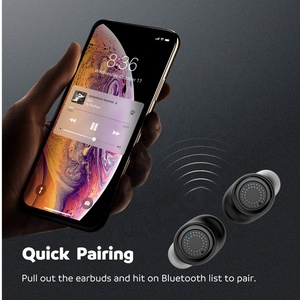 Chất Lượng cao Thể Thao trong Tai Tai V5.0 Vô Hình TWS Mini Không Dây Tai Nghe <span class=keywords><strong>Bluetooth</strong></span> Tai Nghe với Sạc Trường Hợp và Loa Kép - Product Image 6