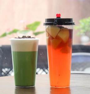 Vasos de Plástico Desechables de Pared Simple de 500 ml, 16 y 24 oz, con Impresión Personalizada de Fábrica China, para Té de Burbujas, con 3 Compartimentos - Product Image 3
