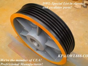 Главный шкив лифта, тяговое колесо лифта, W250 Toec-40/60 - Product Image 5