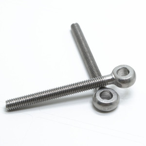 Parafuso de Elevação com Olhal de Rosca Completa em Aço Inoxidável DIN444 A2-70/A4-80 - Product Image 1