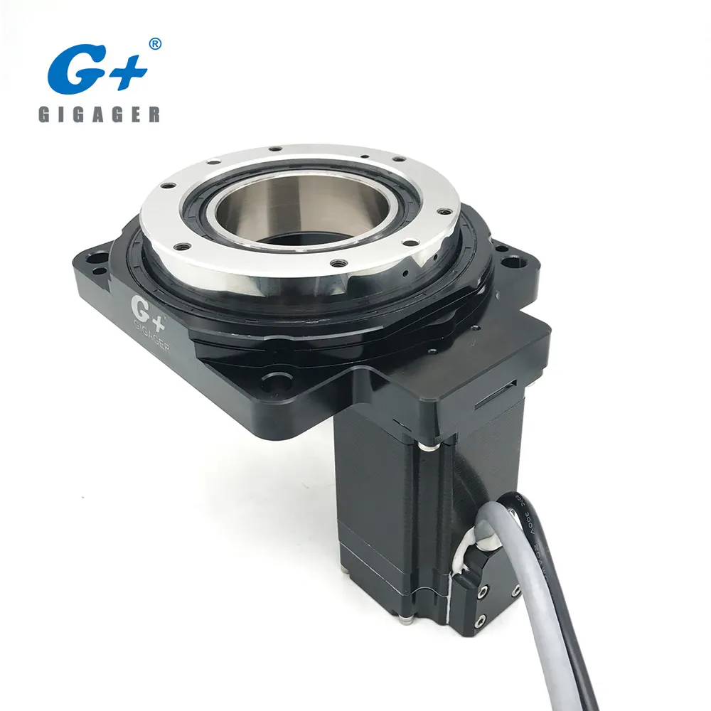 GSN130-18K-CS Gesloten Kringloopstappenmotor Holle Roterende Actuator Precisie Indexeringstabel Met Planetaire Reductor