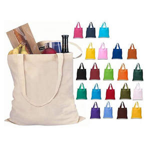 Fashion Design Promotional Custom Log Canvas Cotton Tote Bag