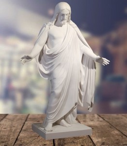 Factory Custom Jesus Christ <strong>Sculpture</strong> Come Unto Me Figurine <strong>White</strong> Cultured Marble Christus Statue