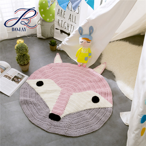 Alfombra <span class=keywords><strong>de</strong></span> <span class=keywords><strong>Ganchillo</strong></span> para Niños con Forma <span class=keywords><strong>de</strong></span> Animal BOJAY, Alfombra <span class=keywords><strong>de</strong></span> <span class=keywords><strong>Ganchillo</strong></span> para Niños, Alfombra <span class=keywords><strong>de</strong></span> Piso, Alfombra Tejida a Mano - Product Image 1