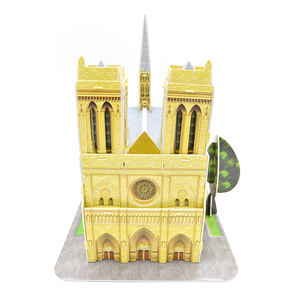 Offres Spéciales Jouets 3D Jigsaw Puzzles <span class=keywords><strong>Blanc</strong></span> <span class=keywords><strong>Maison</strong></span> Bâtiment Modèle Puzzle <span class=keywords><strong>Monde</strong></span> L'architecture 3D Puzzle Pour Enfants Et adultes - Product Image 5