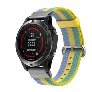 <span class=keywords><strong>Bracelet</strong></span> de <span class=keywords><strong>montre</strong></span> Tschick Fenix 5 Plus, <span class=keywords><strong>bracelet</strong></span> de <span class=keywords><strong>montre</strong></span> tissé en Nylon à dégagement rapide de 22mm pour <span class=keywords><strong>Garmin</strong></span> <span class=keywords><strong>Forerunner</strong></span> <span class=keywords><strong>935</strong></span>/approche S60/Instinct - Product Image 6