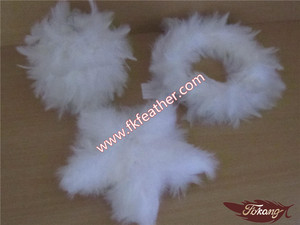 Artículos Más Vendidos Pavo Pluma De Bola De Plumas Flor de Plumas Rosas Con <span class=keywords><strong>Estrella</strong></span> De Navidad Y Decoraciones de <span class=keywords><strong>La</strong></span> Boda - Product Image 4