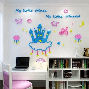 Pegatina de pared acrílica 3D <span class=keywords><strong>para</strong></span> decoración de <span class=keywords><strong>habitaciones</strong></span> de niños, autoadhesivo impermeable - Product Image 1