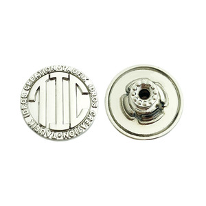 Antique Brass Dập Nổi Logo Thương Hiệu <span class=keywords><strong>20</strong></span> <span class=keywords><strong>Mm</strong></span> Jean Nút Tùy Chỉnh Thiết Kế Kim Loại Denim Jean Nút - Product Image 4