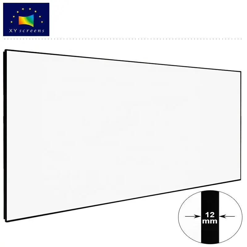 Dunne Bezel Frame Projectie Projector Scherm Met 4K Geweven Akoestisch Geluid Transparante Stof Voor 3D Full Hd Home Theater