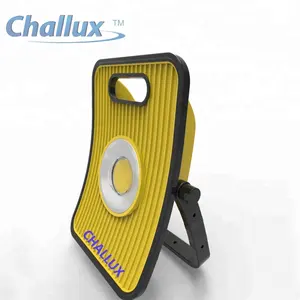 Portable 50w voiture batterie fonctionnante trépied rechargeable de lumière d'inondation 30w cob a mené la lumière de travail