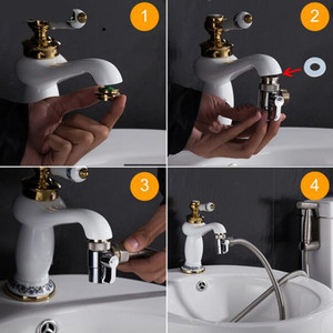 Válvula desviadora de repuesto, rosca hembra de 1/2 pulgadas, grifo de agua para fregadero de cocina, filtro de agua para encimera - Product Image 6