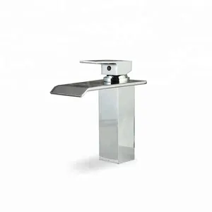 Elevato standard di acqua autunno stile di disegno bagno lavaggio a mano bacino cascata miscelatore deck mounted top contatore singolo foro rubinetto