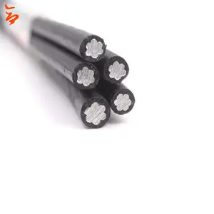 Cable de aluminio CAAI estándar 3x35 + 54,6 + 16mm para el mercado de África