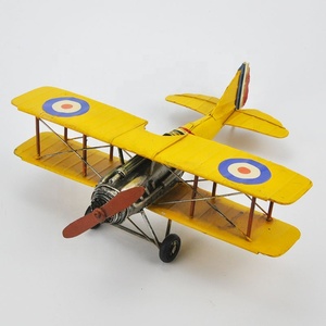 <span class=keywords><strong>Jouet</strong></span> d'<span class=keywords><strong>avion</strong></span> en métal fait à la main pour enfant, <span class=keywords><strong>biplan</strong></span> rétro, hélice, modèle d'<span class=keywords><strong>avion</strong></span> à aile fixe, décoration créative pour la maison, cadeau pour enfant - Product Image 5