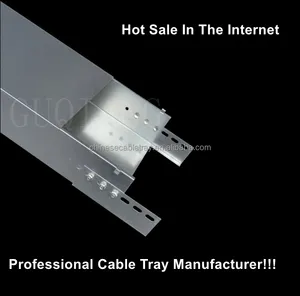 Galvanized Cable Trunking Wire Accessories Galvanized Steel Cable Tray Cable Trunking