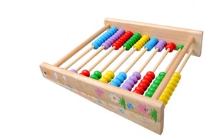 Giáo dục bằng gỗ đồ chơi Bằng Gỗ Hạt Bàn Tính Trẻ Em Tính Toán Đếm Khung trò chơi - Product Image 6