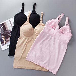 6002 Mutterschaft Unterhemd Bequeme Schwangere Drahtlose Cami Tank Tops Stillen Top Weste Still unterwäsche