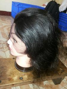 INDIAN HUMAN HAIR NATURAL VIRGIN HAIR FULL <b>LACE</b> <b>WIGS</b> SHORT <b>WIGS</b> - Product Image 1