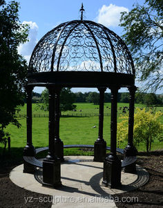 Grand gazebo à cadre en fer Pergola et pavillon décoratifs de jardin à vendre - Product Image 6