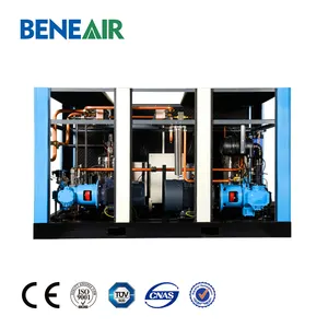 New Design 30 Bar ~40 Bar High Pressure Oil-free PM VSD Two-stage Screw Air Compressor With Durable Air End